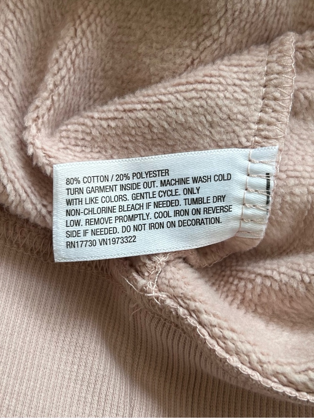 Wild Fable Sweatshirt XS Pale Pink Crewneck Pullover - Picture 8 of 11